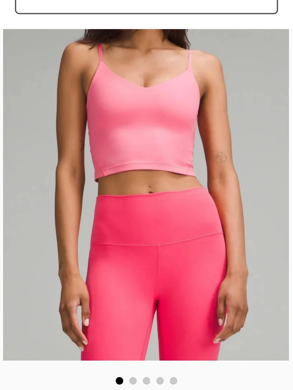 Lululemon pink align tank top